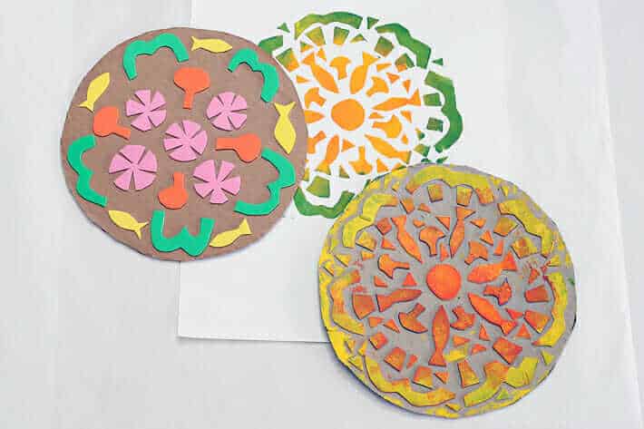 pizza printmaking