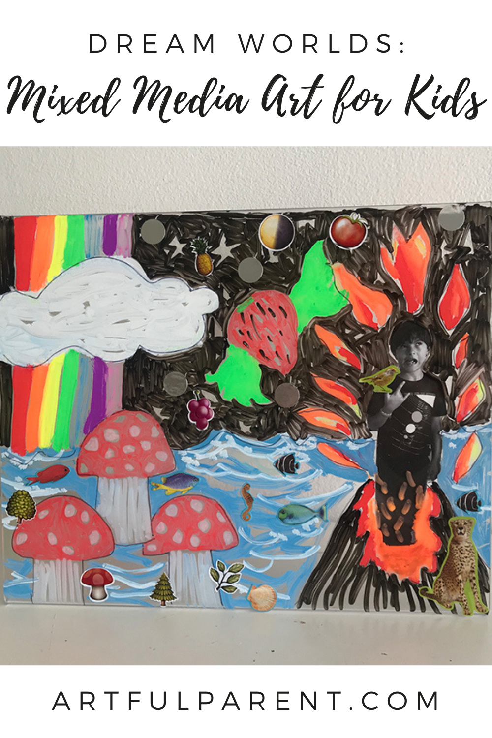 mixed media art pinterest