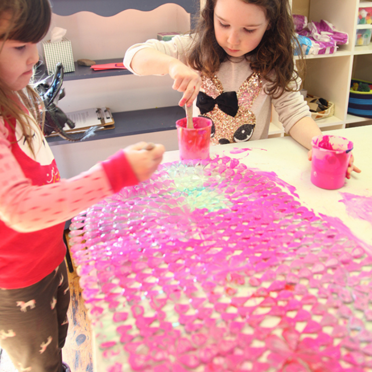 painting bath mat