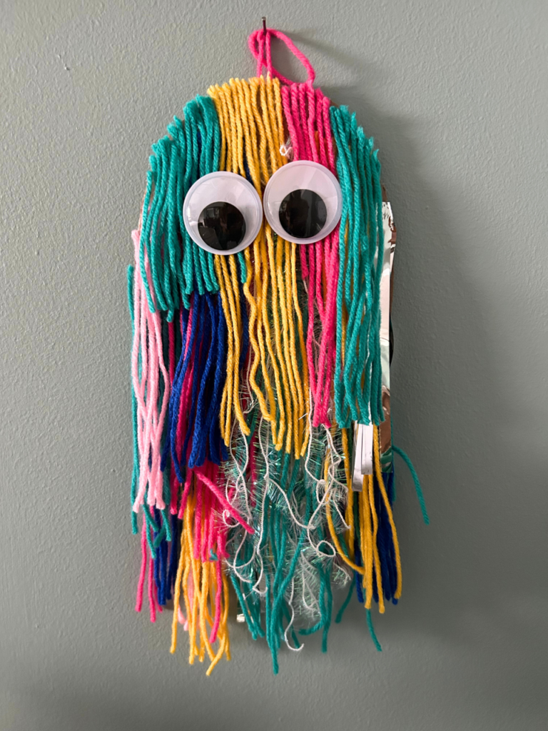 yarn wall monster