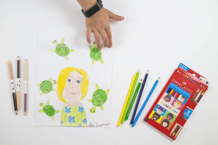 Self Portrait with superhero powers and more superhero self portraits for kids