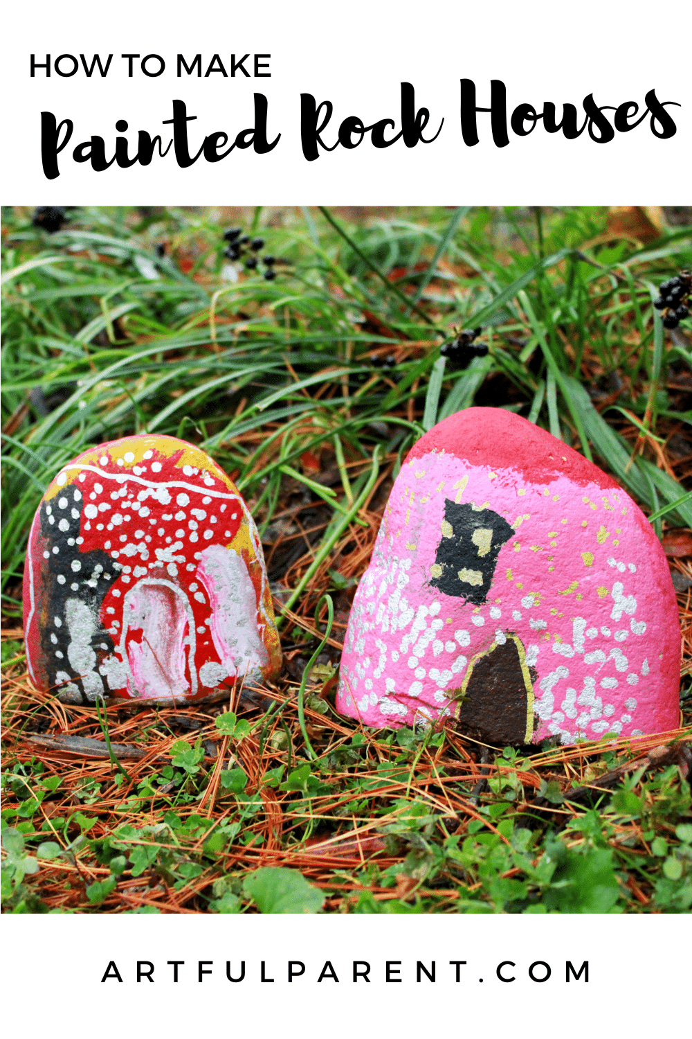 painted rock houses pinterest