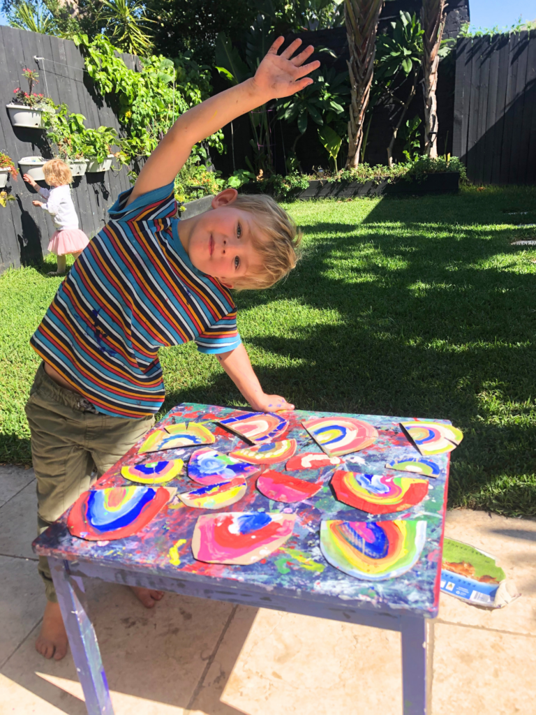 painted rainbows