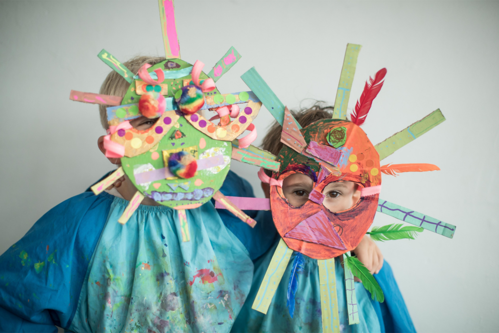 cardboard masks