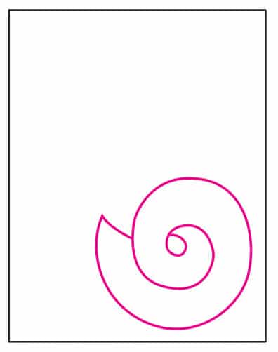 Shell shape_ Modern Art for Kids by Kathy Barbaro