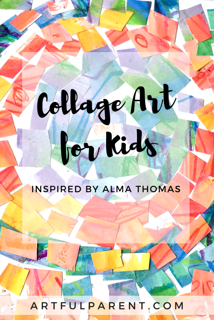 collage art pin