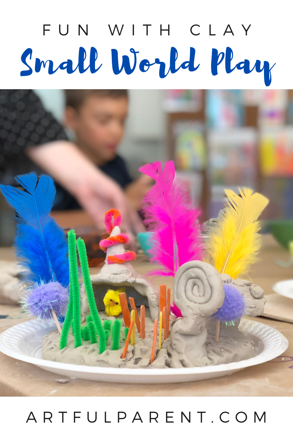 Creative Small World Play with Clay