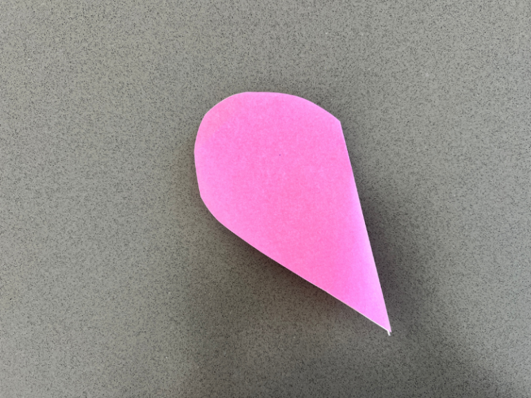 tissue paper heart