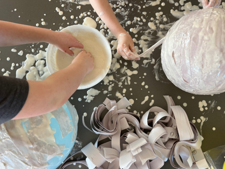 paper mache egg