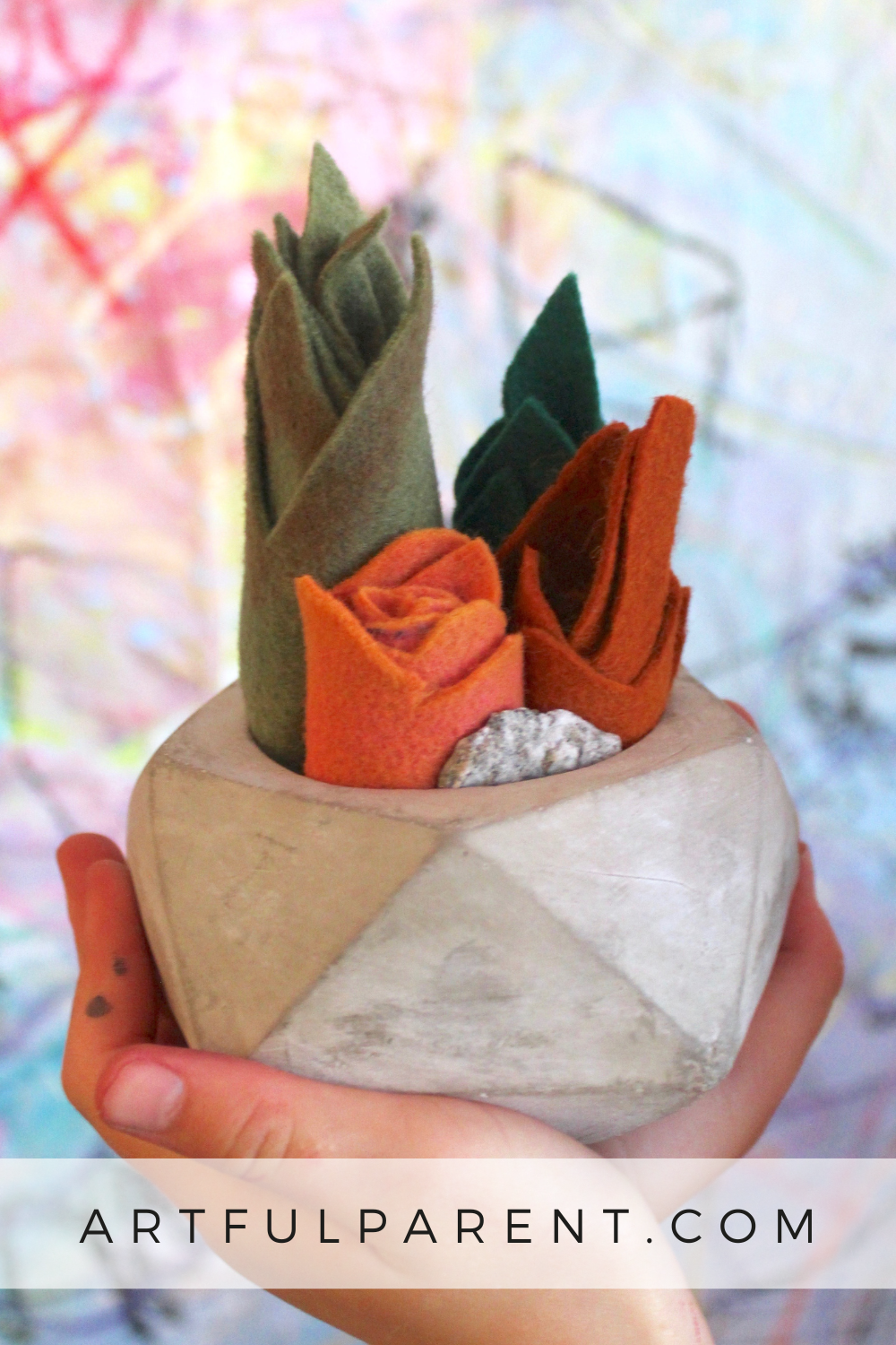 How to Make Felt Succulents