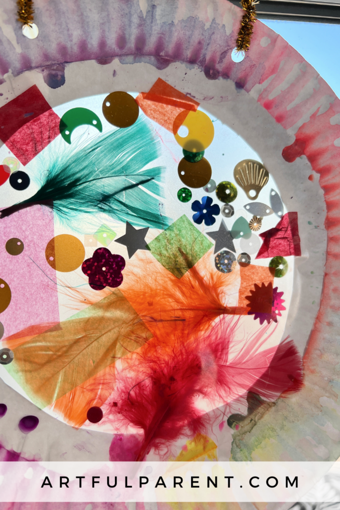 tissue paper suncatchers pin graphic