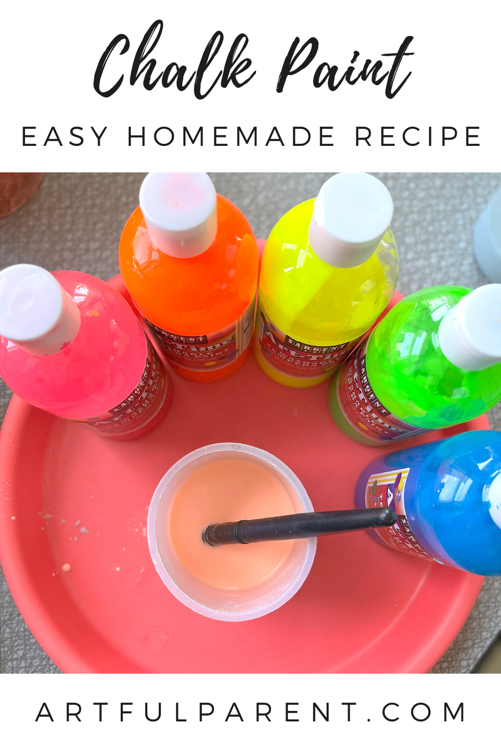 how to make chalk paint pinterest
