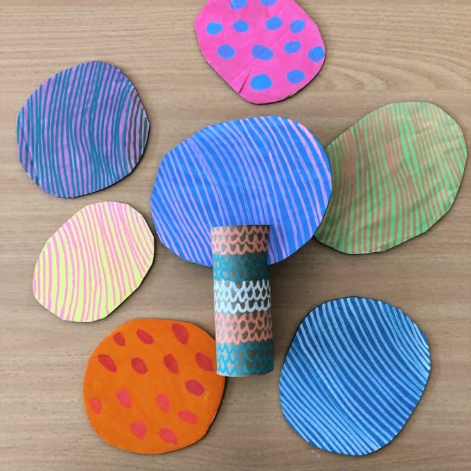 materials for cardboard trees