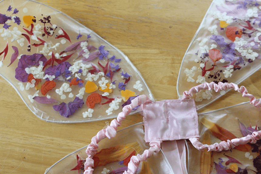 flower fairy wings