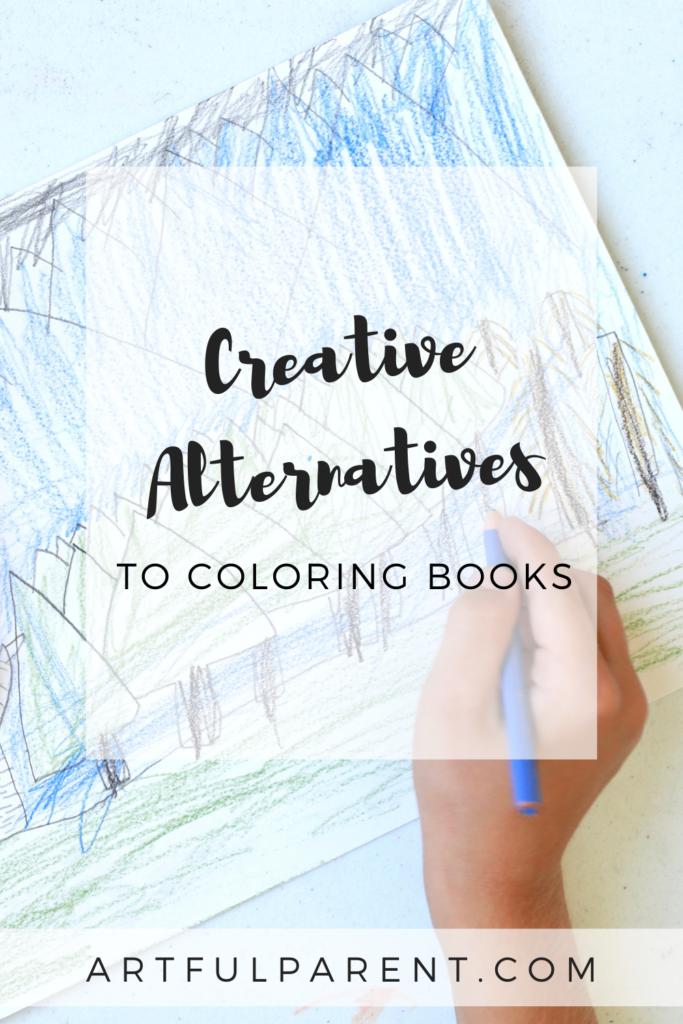 alternatives to coloring books pin