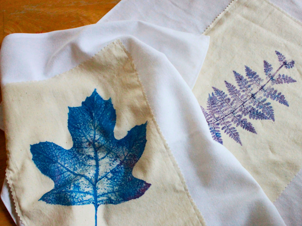 leaf napkins