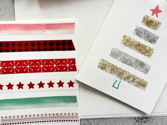 washi tape cards