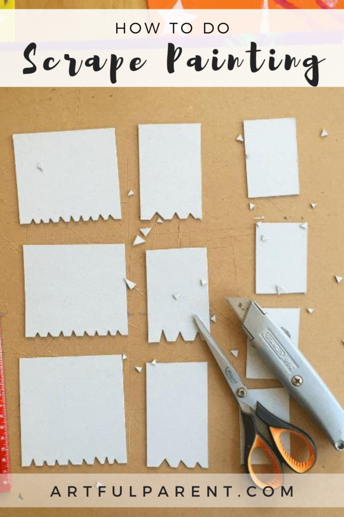 scrape painting pin