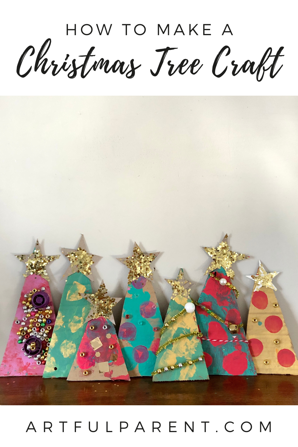 christmas tree craft pinterest