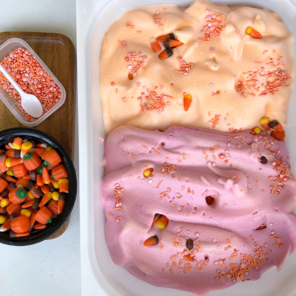 halloween sensory aquafaba