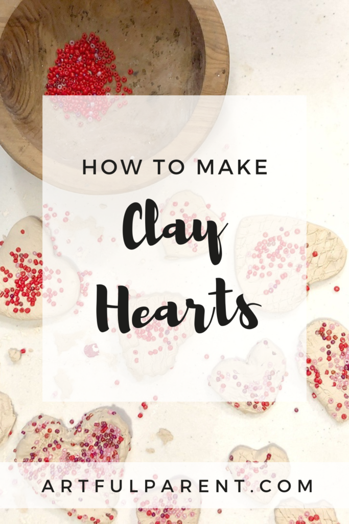 clay hearts pin