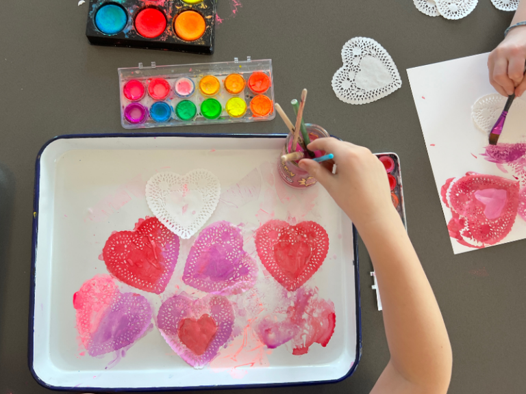 painting doilies