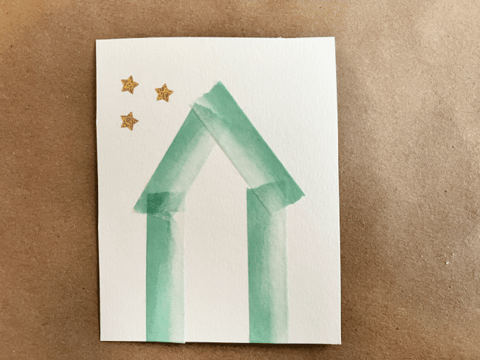 washi tape house