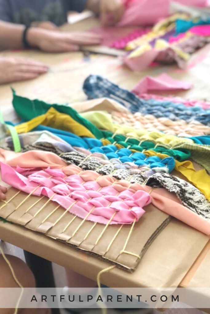 cardboard weaving 