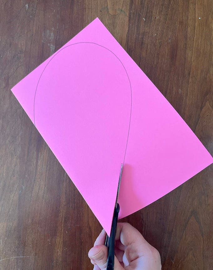cutting out hearts