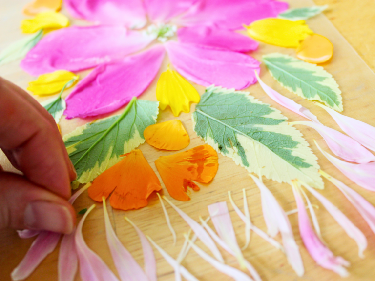 flower stained glass