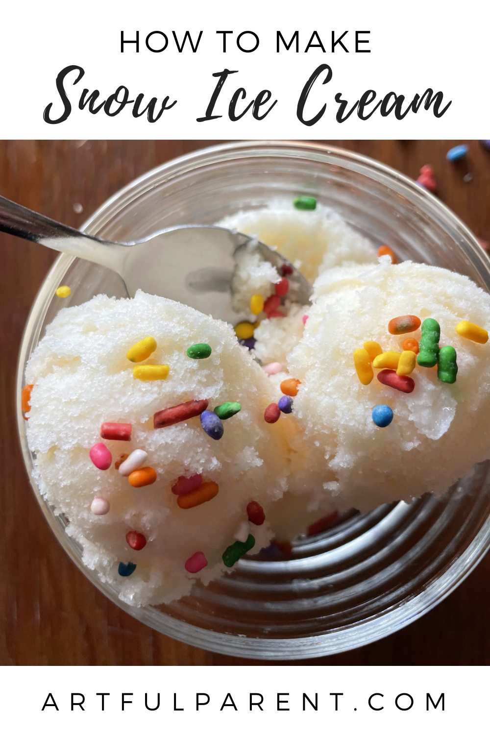 snow ice cream pin