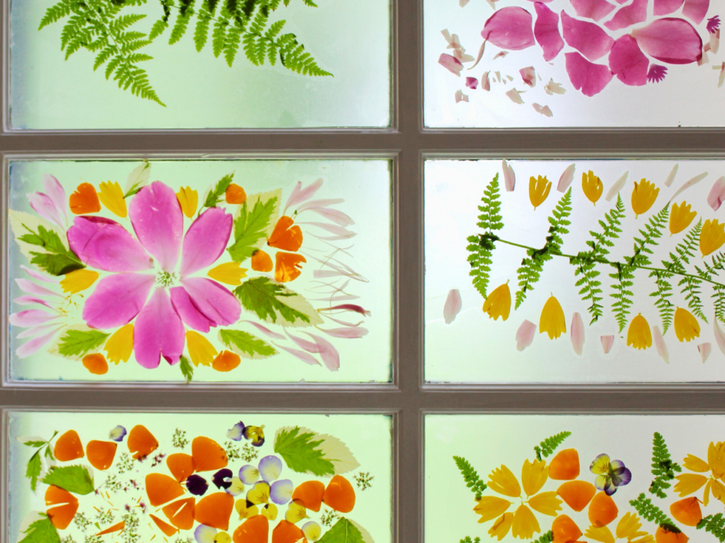 stained glass door