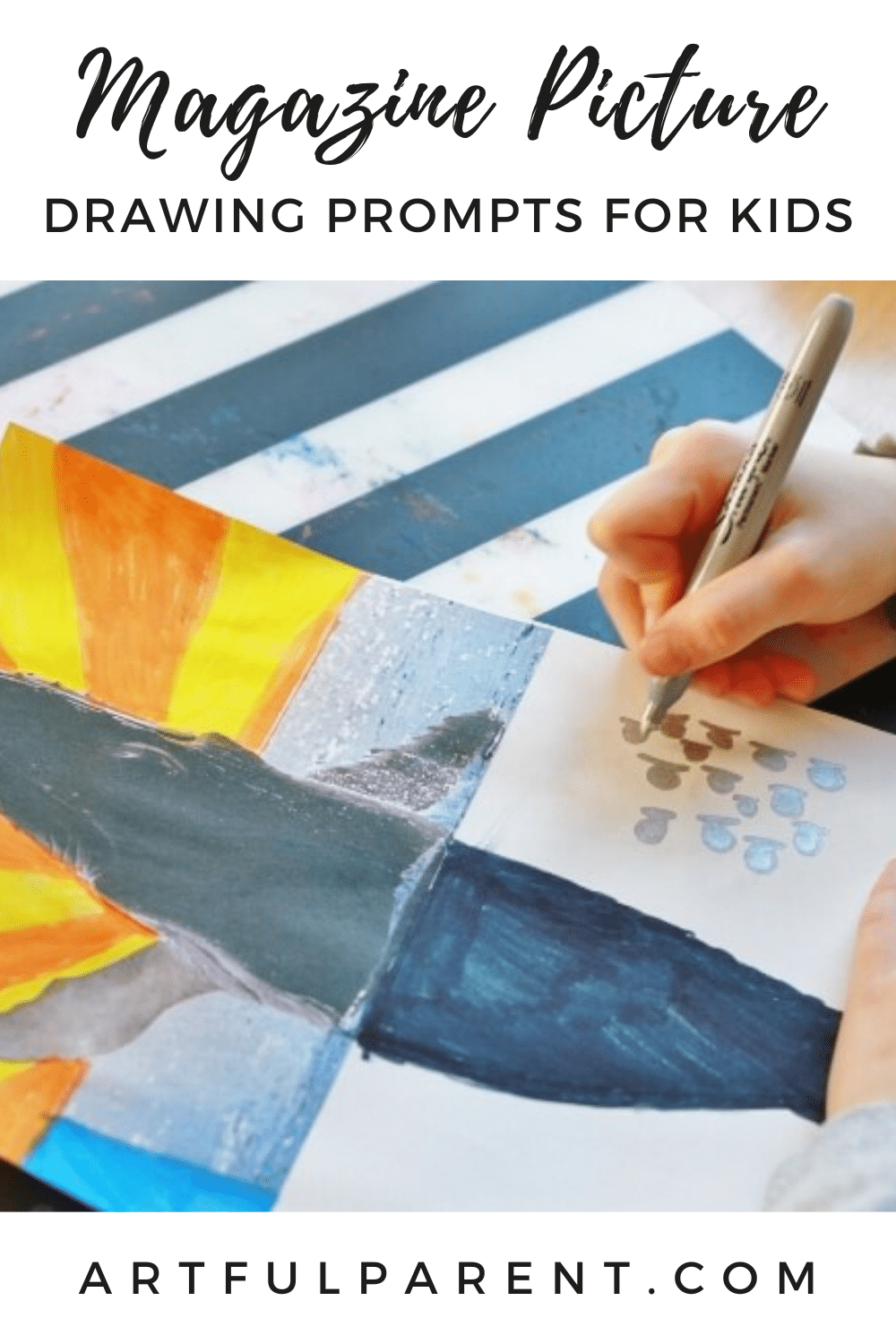 magazine Drawing Prompts for Kids pinterest