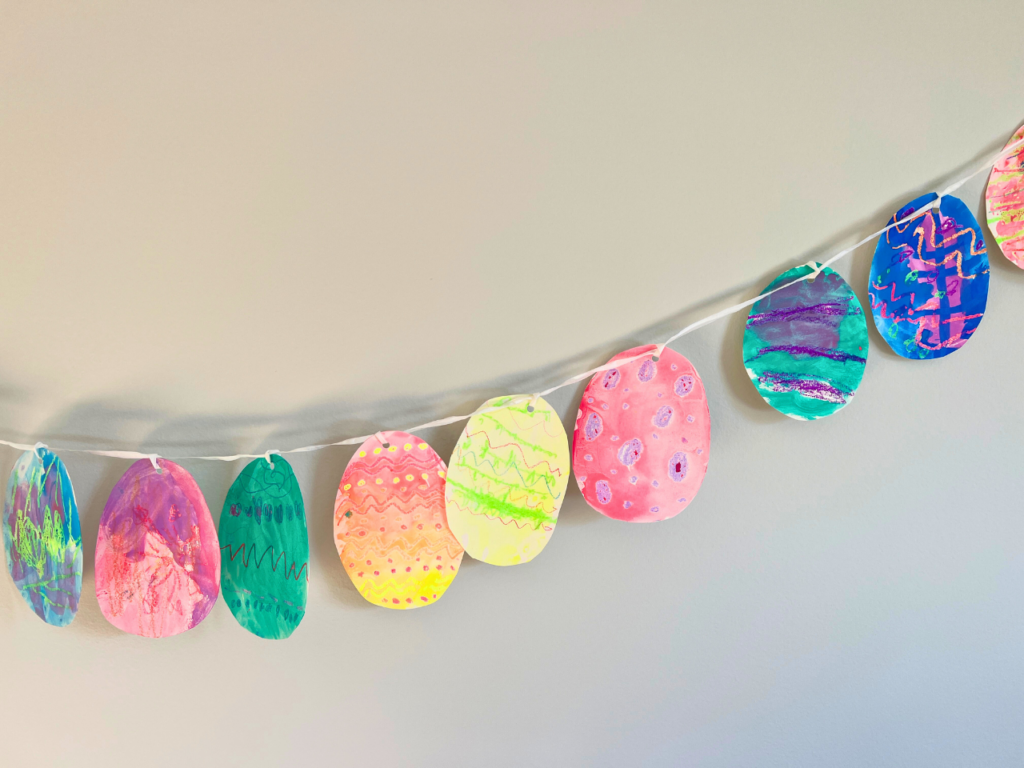 paper easter egg bunting