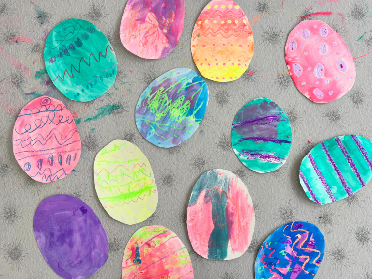 paper easter eggs