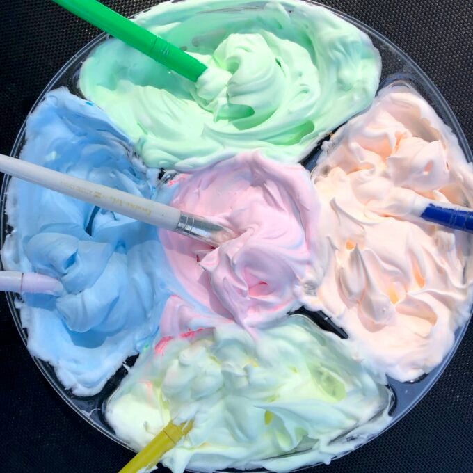 colored foam paint for kids