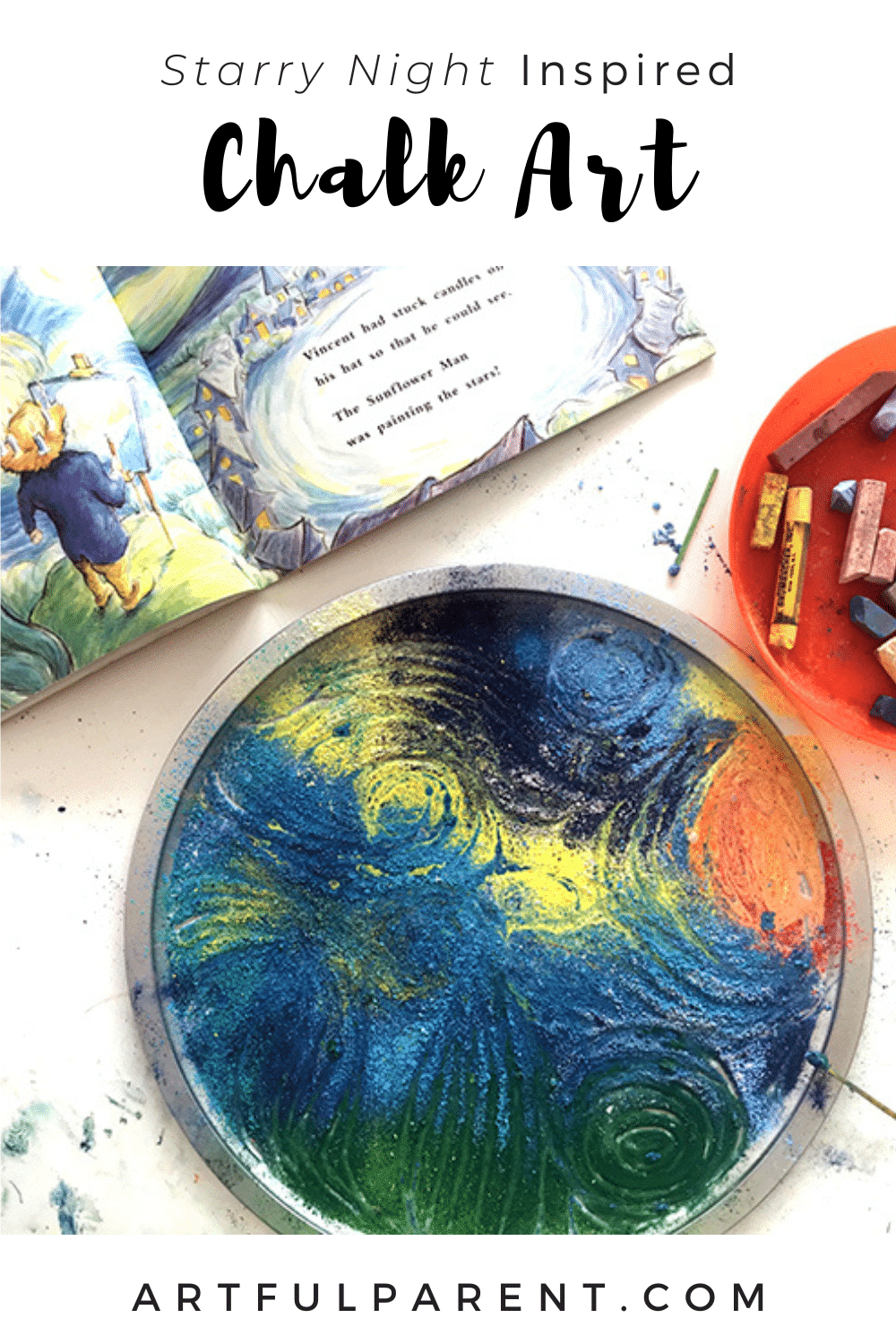 How to Make Chalk Art Inspired by \