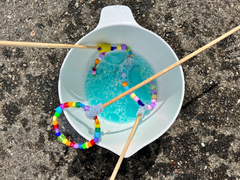 beaded bubble wands