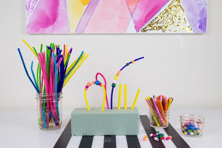 pipe cleaner sculptures