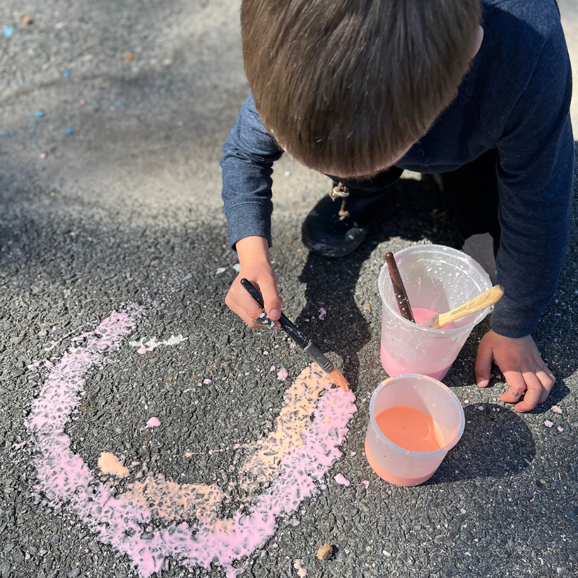 painting on ground