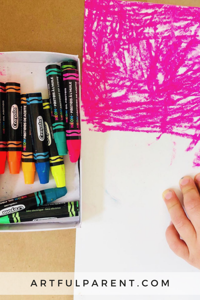 preschool art supplies pin