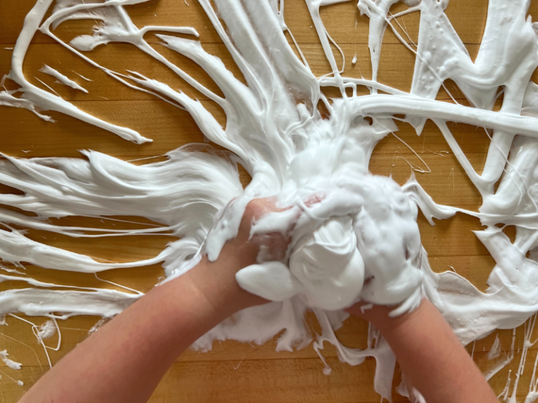 kneading slime