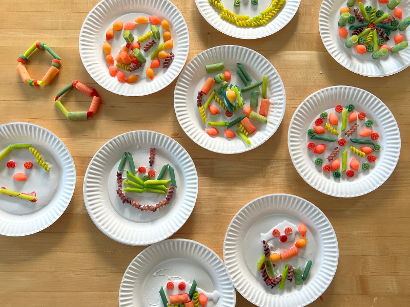 pasta collages