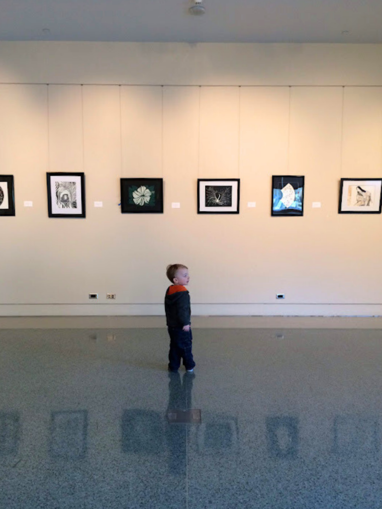 child at museum