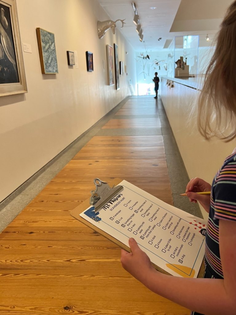 child at museum
