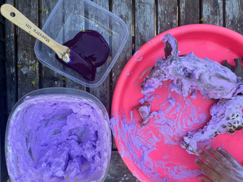 foam painting