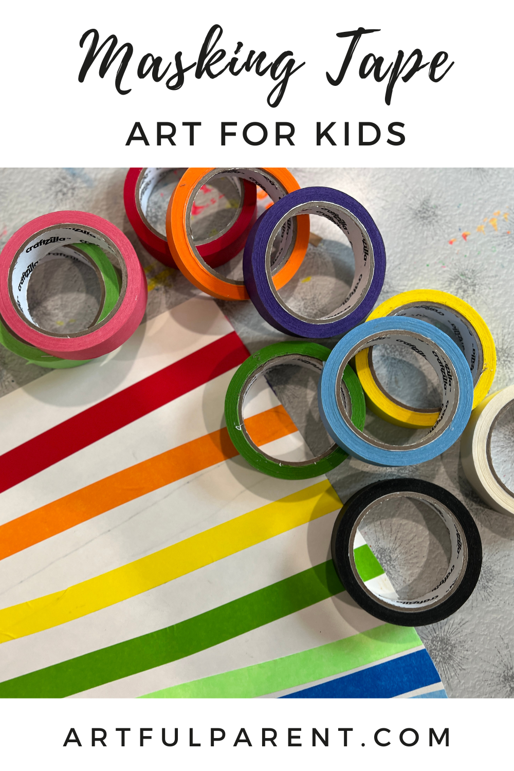 masking tape art pinterest