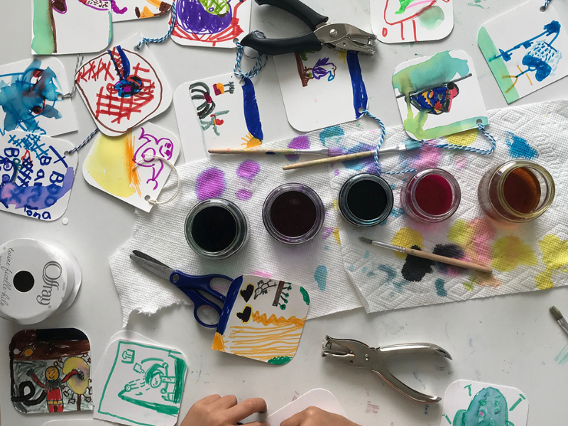 making gift tags