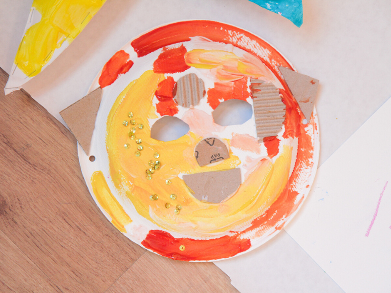 paper plate masks