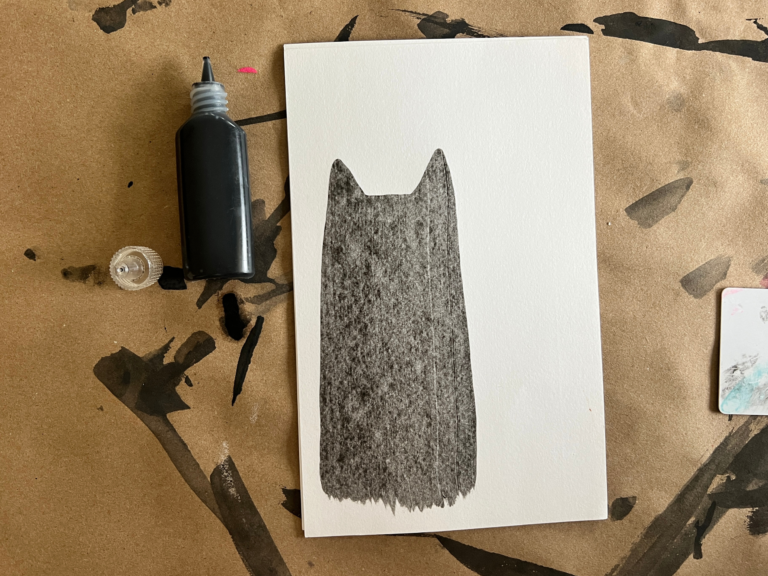 scraper cat art